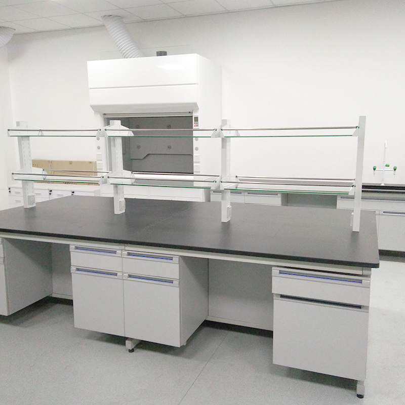 Steel-Wood Lab Table