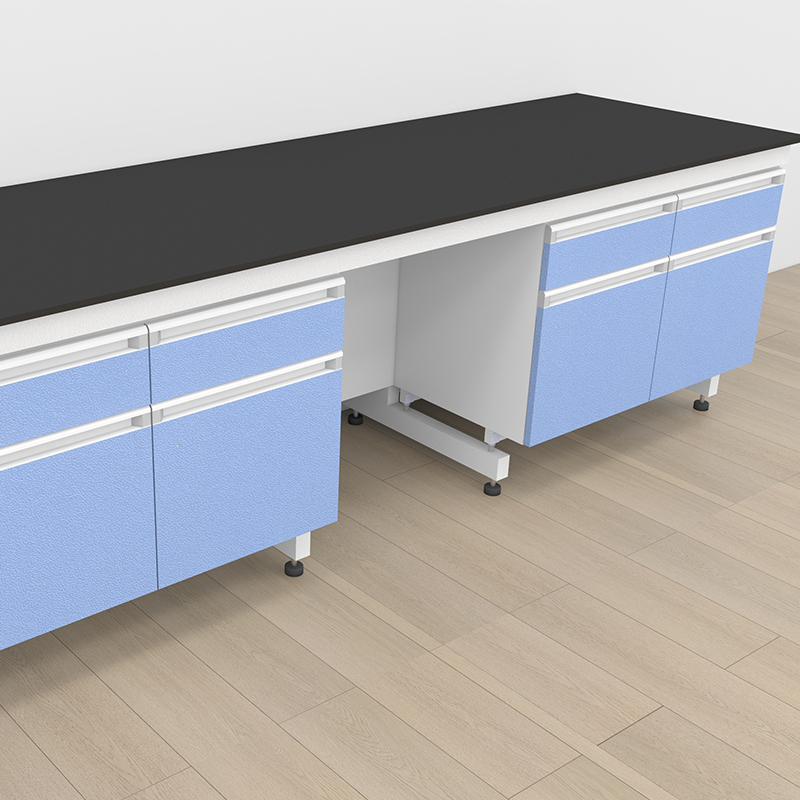 Steel-Wood Lab Table