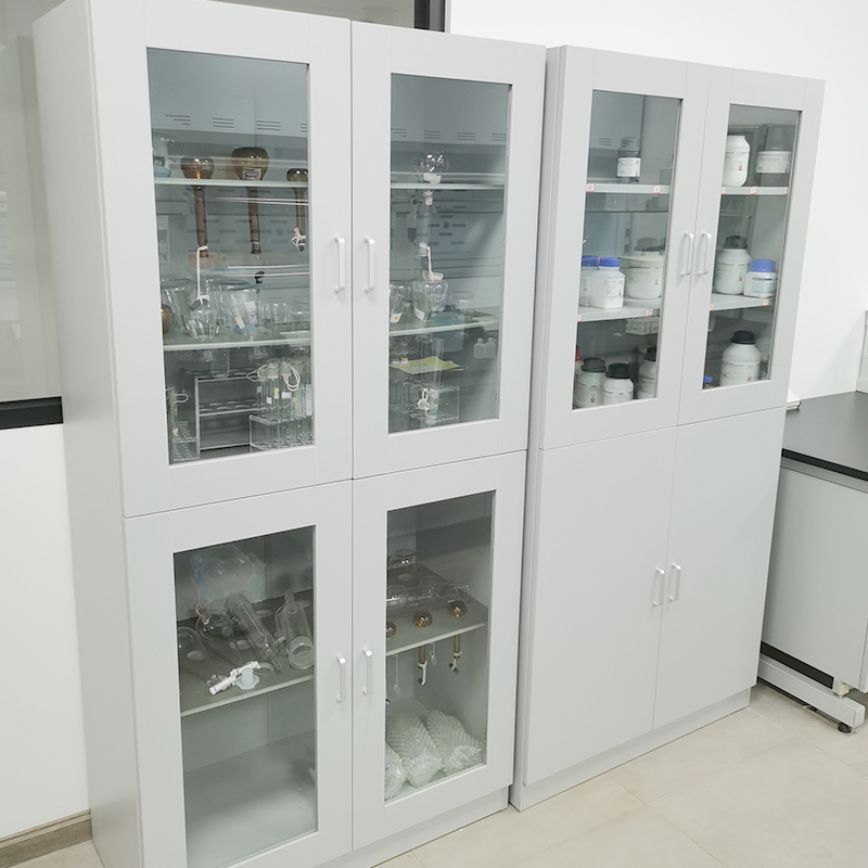 Wood Lab Storage Cabinet